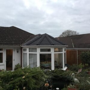 Solid Roof Replacement for Unique Round Conservatory in Poole