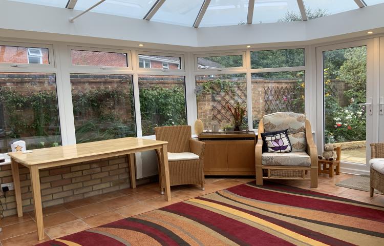 Victorian Conservatory With an Internal Orangery Pelmet