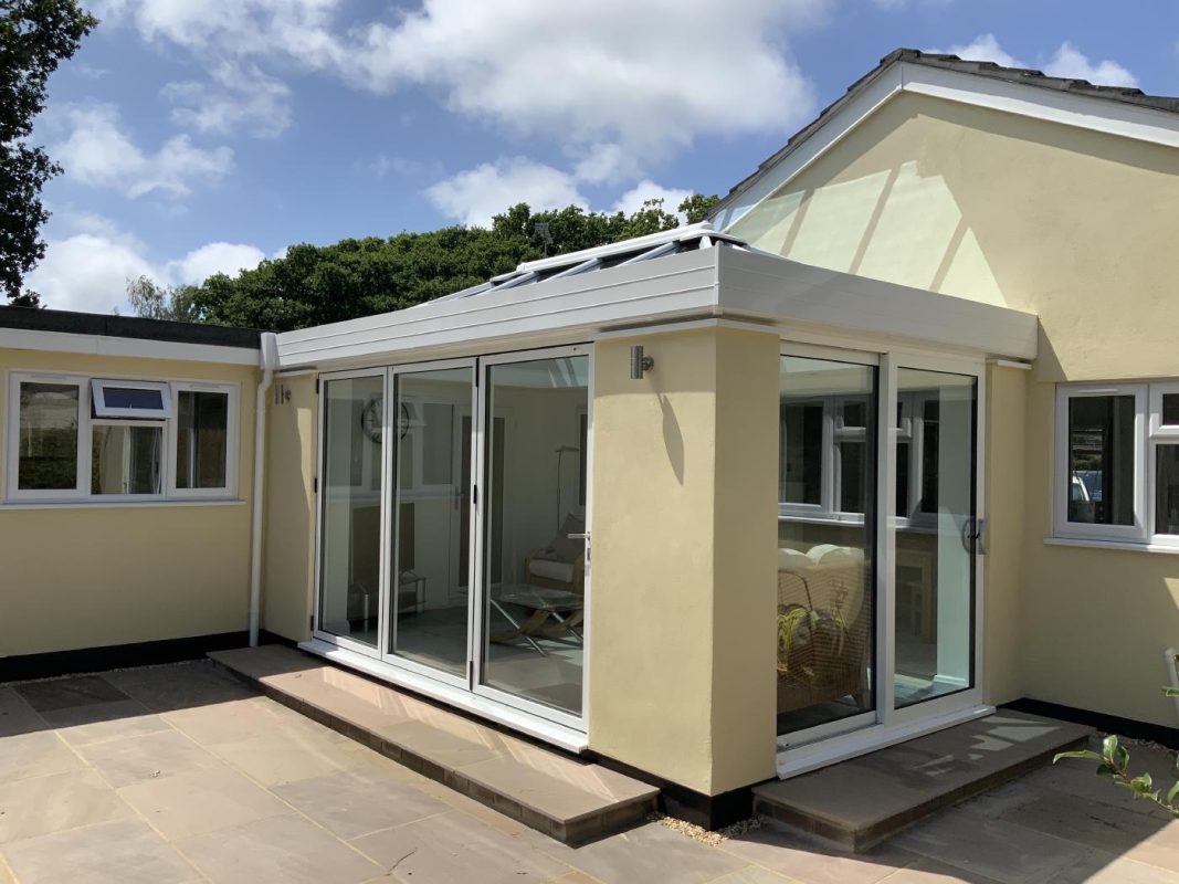 LIVin Room Orangery With Aluminium Bi-Fold & Sliding Doors