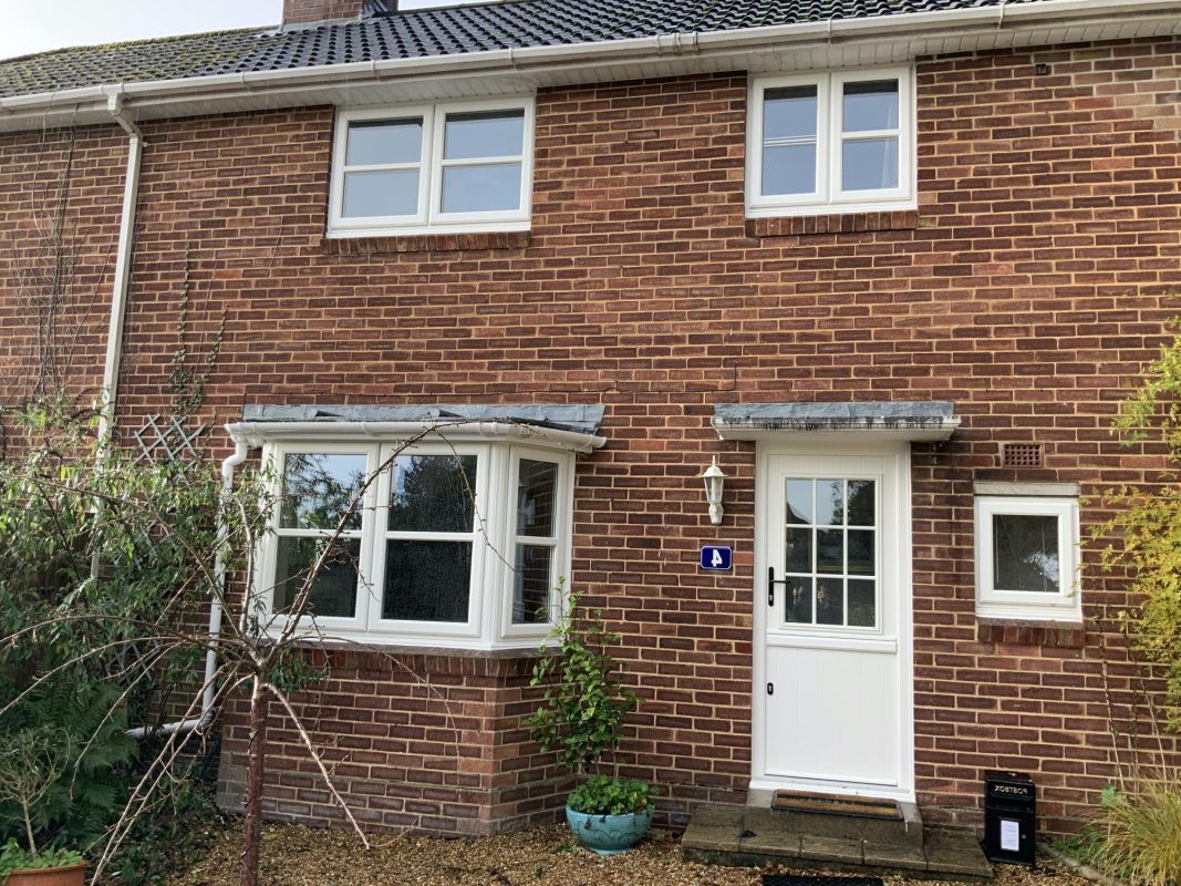 Traditional PVC White Ash Windows & Stable Door