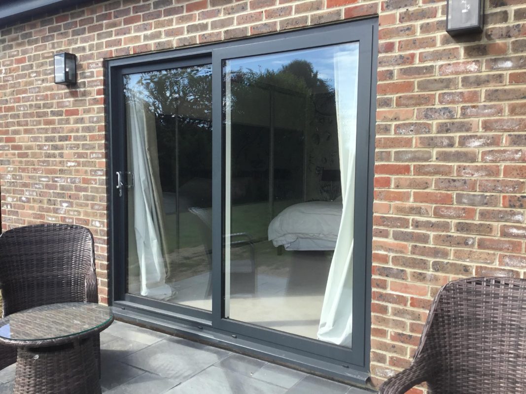 Aluminium patio doors