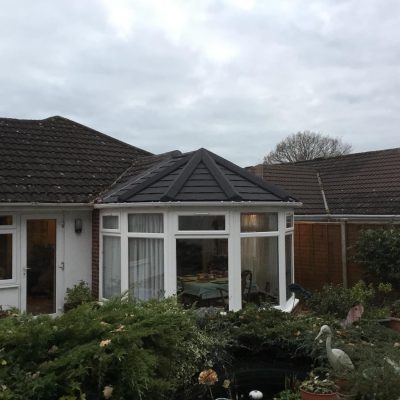 Solid Roof Replacement for Unique Round Conservatory in Poole