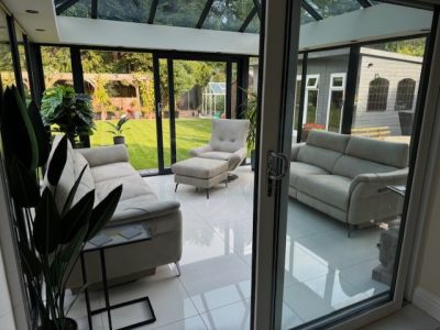 Black Framed Orangery Interior