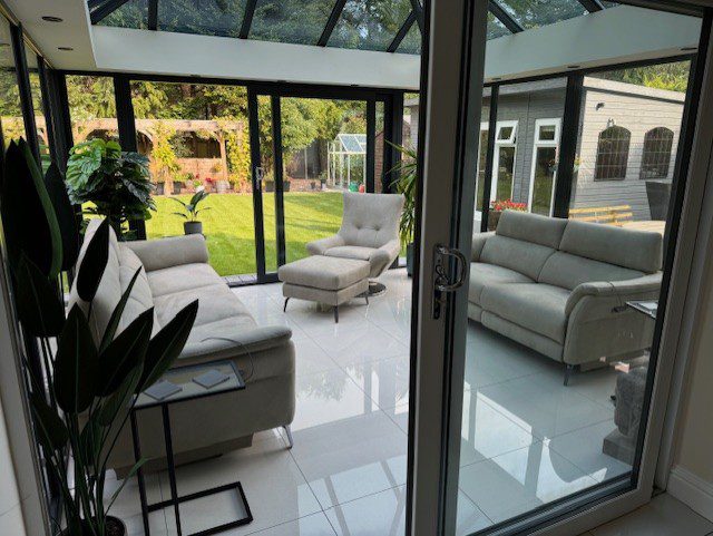 Black Framed Orangery Interior
